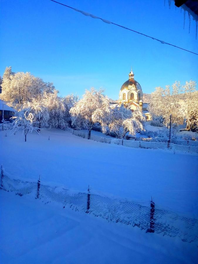 Карпатський Куточок Daire Slavske Dış mekan fotoğraf